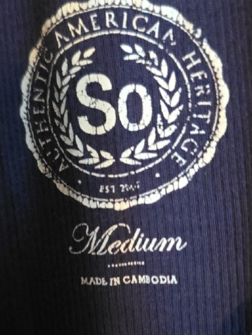 SO Navy Racerback Tank Top - Picture 2 of 3
